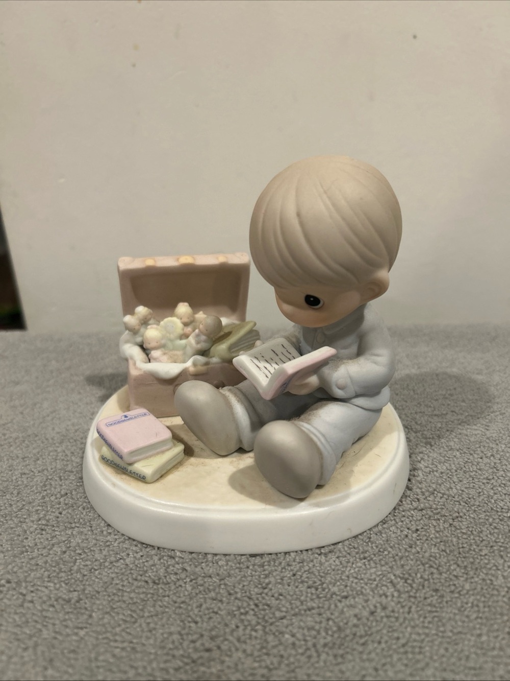 Precious Moments “You Will Always Be A Treasure To Me” 1997 Boy Porcelain Figure